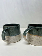 Load image into Gallery viewer, Speckled White &amp; Blue Layered Mug
